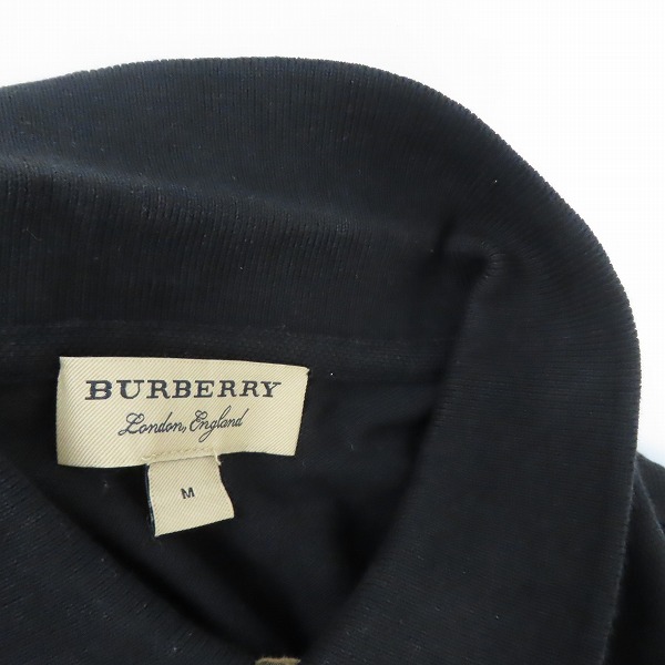 実際に弊社で買取させて頂いたBURBERRY/バーバリー 刺繍入り半袖ポロシャツ/Mの画像 6枚目