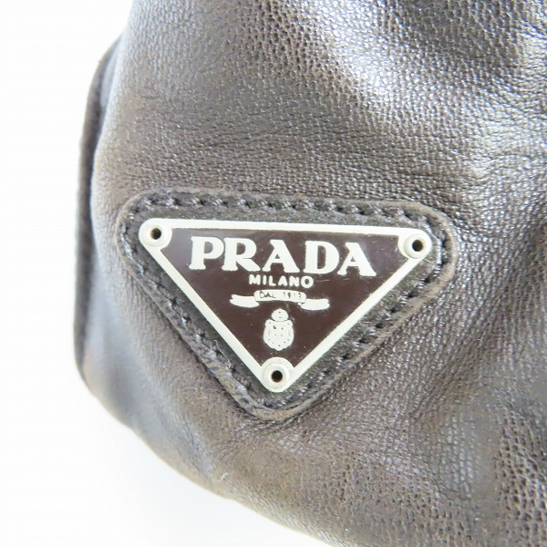 実際に弊社で買取させて頂いたPRADA/プラダ ナイロン/レザー ハンドバッグ/ショルダーバッグの画像 6枚目