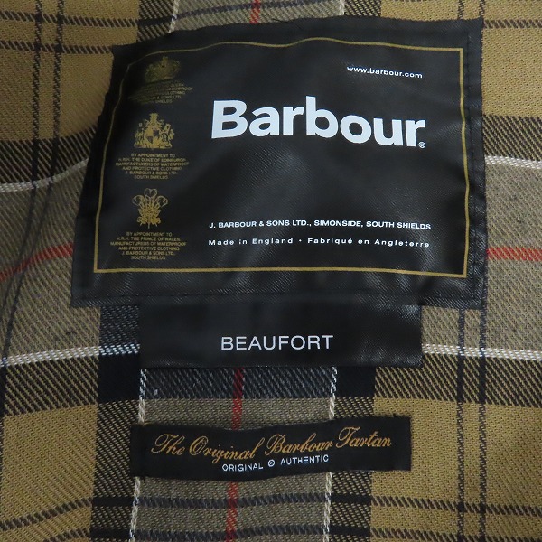 実際に弊社で買取させて頂いたBARBOUR/バブアー Beaufort Jacket ビューフォート ジャケット MWX0017NY91/42の画像 2枚目