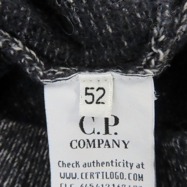 実際に弊社で買取させて頂いたC.P.COMPANY/シーピーカンパニー CREW NECK FLEECE KNITWEAR グレー系 07CMKN156A/52 の画像 3枚目