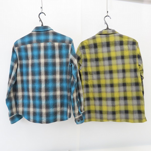 実際に弊社で買取させて頂いたCALEE/キャリー THE CUTRATE/カットレイト チェック柄 長袖シャツ 2点セットの画像 1枚目