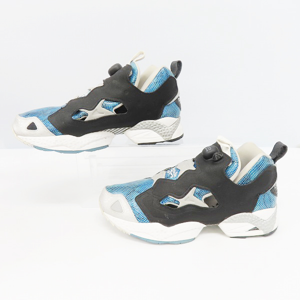 実際に弊社で買取させて頂いた【観賞用】Reebok/リーボック atmos別注 INSTA PUMP FURY SNAKE COLLECTION REPTILE BLUE 1-961243/27.0　の画像 3枚目