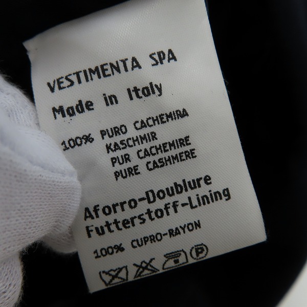 実際に弊社で買取させて頂いたGIORGIO ARMANI/ジョルジオアルマーニ カシミヤ100％  ロング ダブルチェスターコートの画像 3枚目