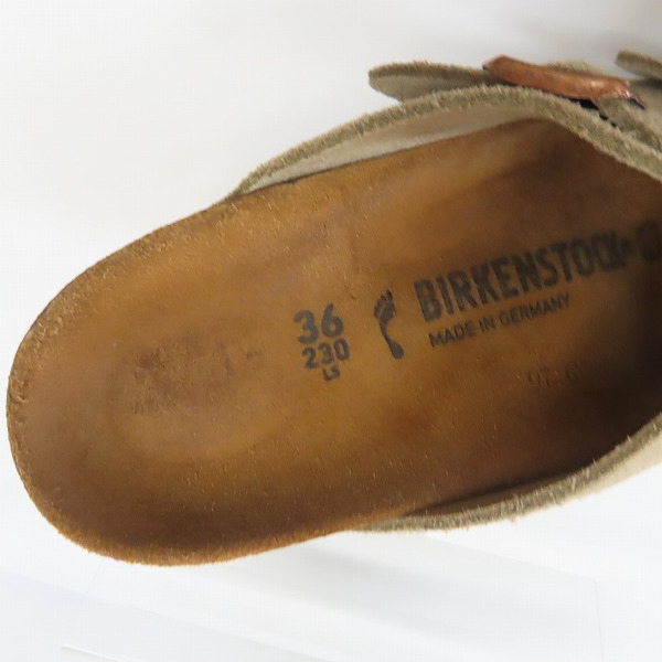 実際に弊社で買取させて頂いたBIRKENSTOCK/ビルケンシュトック チューリッヒ スウェード サンダル /23の画像 4枚目