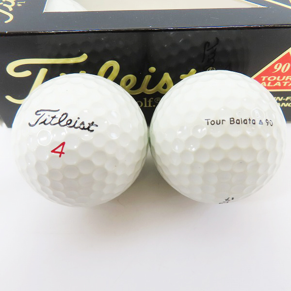 実際に弊社で買取させて頂いた【未使用】Titleist/タイトリスト TOUR BALATA 90 ゴルフボール 1ダースの画像 1枚目