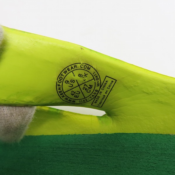 実際に弊社で買取させて頂いたKEEN/キーン メンズ スリッポン/27の画像 5枚目