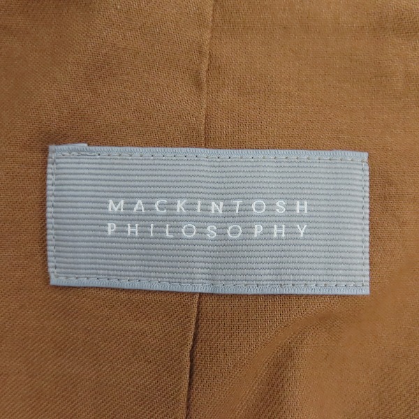 実際に弊社で買取させて頂いたMACKINTOSH PHILOSOPHY/マッキントッシュフィロソフィー バルカラー コート H8A13-435-75/6の画像 2枚目