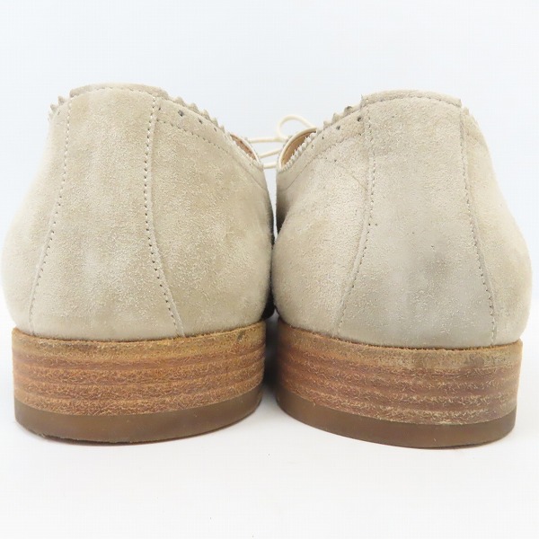 実際に弊社で買取させて頂いたGIORGIO ARMANI/ジョルジオアルマーニ ウイングチップ スエード レザーシューズ XGU 638 820 /43の画像 1枚目