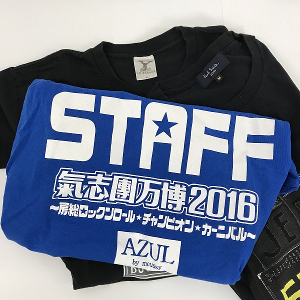 実際に弊社で買取させて頂いた【おまとめ品】ポールスミス サマーソニック/バクチク/氣志團万博 等 半袖Tシャツ/バンドTシャツ 他の画像 1枚目