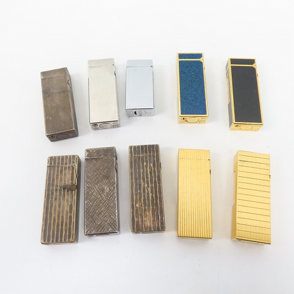 実際に弊社で買取させて頂いた【おまとめ品】dunhill/ダンヒル ガスライター/サイドローラー の画像 1枚目