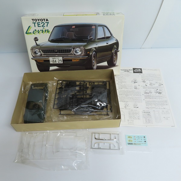 実際に弊社で買取させて頂いた【未組立】FUJIMI/フジミ AOSHIMA/アオシマ 1/24 ハコスカGT-R/TE27 レビン 等 4点セットの画像 2枚目