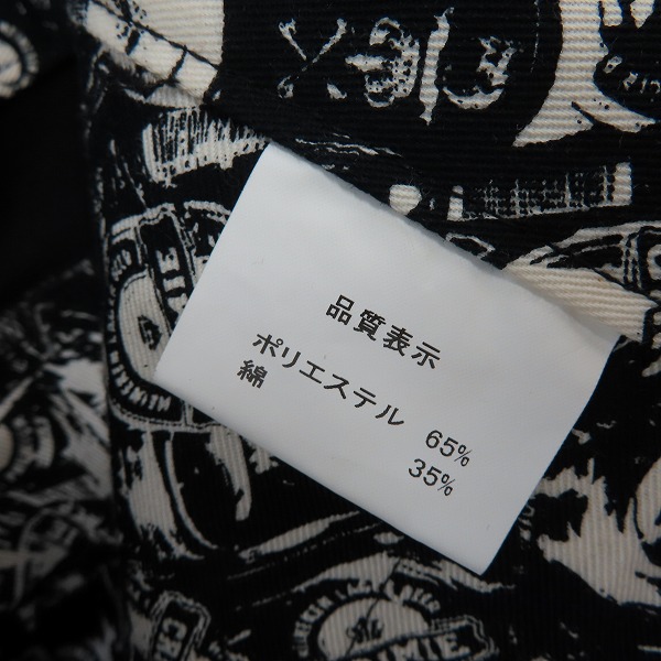 実際に弊社で買取させて頂いたCRIME/クライミー スタッズ パンツ ブラック/34の画像 4枚目
