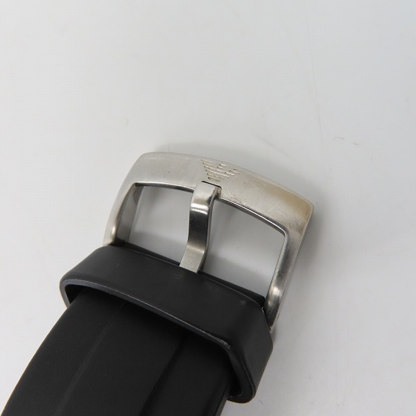 実際に弊社で買取させて頂いたEMPORIO ARMANI/エンポリオアルマーニ クロノグラフ クォーツ腕時計 AR-0532【動作未確認】の画像 5枚目