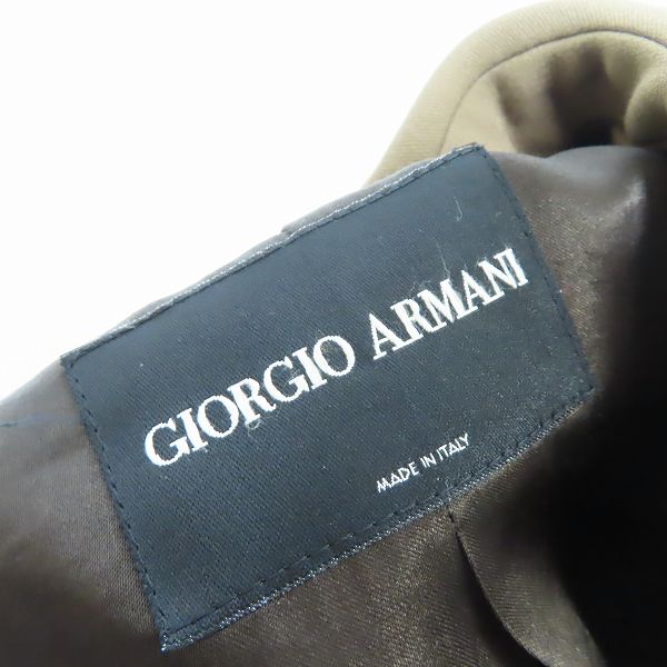 実際に弊社で買取させて頂いたGIORGIO ARMANI/ジョルジオアルマーニ ロング テーラードジャケット の画像 2枚目