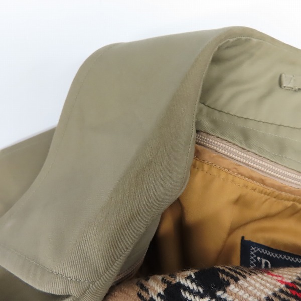 実際に弊社で買取させて頂いたBURBERRYS PRORSUM/バーバリーズプローサム チェック柄ライナー付きトレンチコートの画像 5枚目