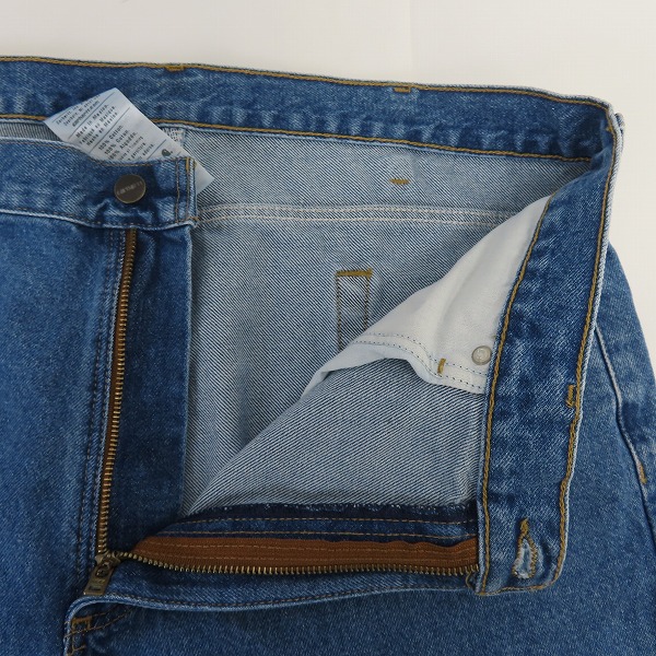 実際に弊社で買取させて頂いたcarhartt/カーハート ジップフライ デニムパンツ B17-STW/40×32の画像 4枚目