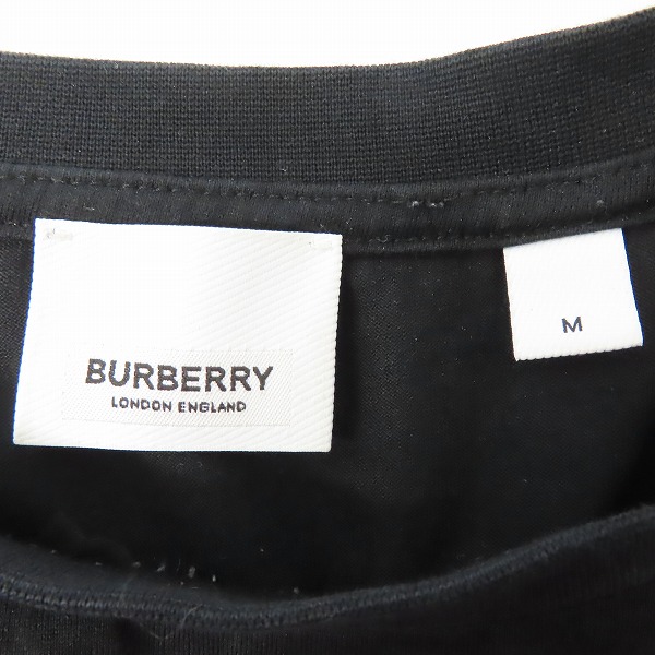 実際に弊社で買取させて頂いた【JPタグ】BURBERRY/バーバリー TESLOW クルーネック 袖ロゴテープTシャツ 8026224/Mの画像 2枚目