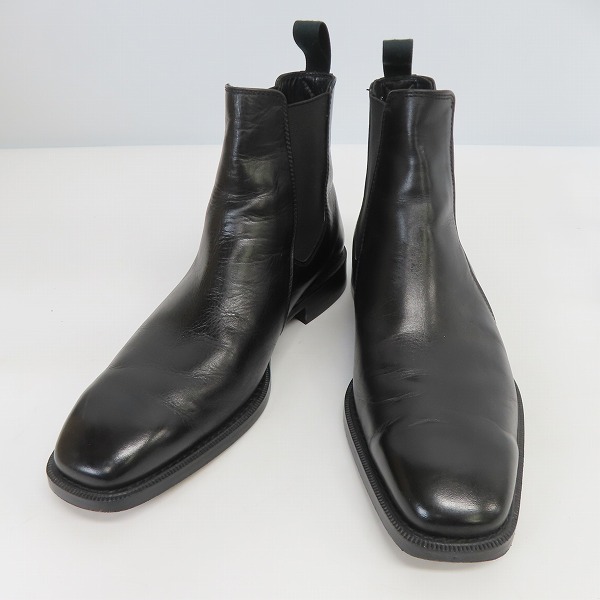 実際に弊社で買取させて頂いたBURBERRY/バーバリー サイドゴアブーツ ブラック/24.5