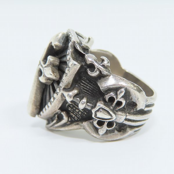 実際に弊社で買取させて頂いた【ギャラ付き】Leathers＆Treasures/レザーズ＆トレジャーズ クレストリング w/ポリチーノクロスの画像 2枚目