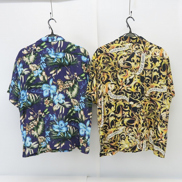 実際に弊社で買取させて頂いたCALEE/キャリー 総柄 半袖 アロハシャツ 2点セットの画像 1枚目
