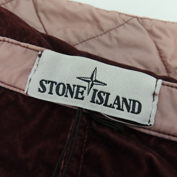 実際に弊社で買取させて頂いた【未使用/JPタグ】STONE ISLAND/ストーンアイランド LAMY FLOCK GRENAT ラミーフロック ジップアップブルゾン 691544435/Sの画像 2枚目