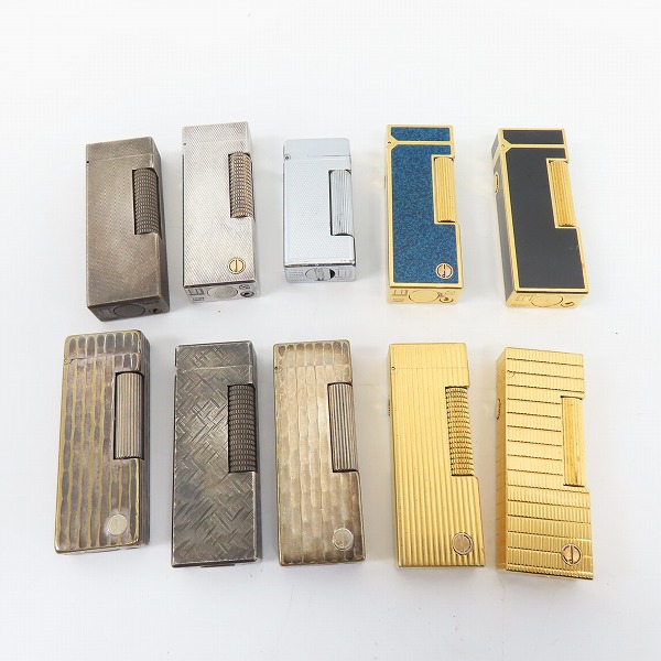 実際に弊社で買取させて頂いた【おまとめ品】dunhill/ダンヒル ガスライター/サイドローラー 