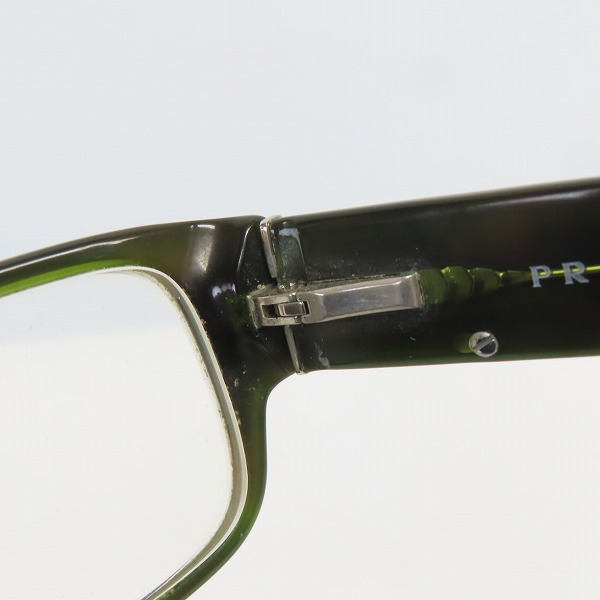 実際に弊社で買取させて頂いた【難有り】PRADA/プラダ メガネフレーム/アイウェア スクエア VPR15Lの画像 5枚目
