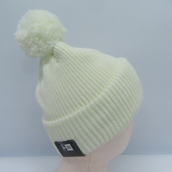 実際に弊社で買取させて頂いた（1）【未使用】NEW ERA×FRAGMENT DESIGN/ニューエラ×フラグメント デザイン ポンポンニット リブ ホワイトの画像 3枚目