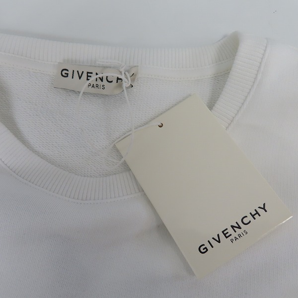 実際に弊社で買取させて頂いた【JPタグ】GIVENCHY/ジバンシイ ロゴスリーブ スウェットトレーナー BMJ05W30AF/XLの画像 8枚目