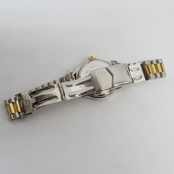 実際に弊社で買取させて頂いたTAG HEUER/タグホイヤー Professional プロフェッショナル コンビ クォーツ 腕時計 974.013の画像 3枚目