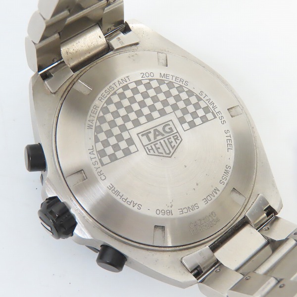 実際に弊社で買取させて頂いたTAG HEUER/タグホイヤー フォーミュラ1 クロノグラフ CAZ1010 の画像 5枚目