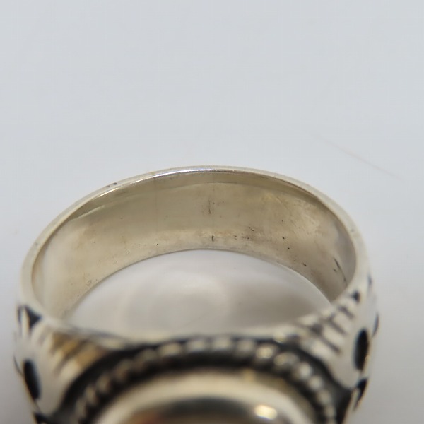 実際に弊社で買取させて頂いたCRAZY PIG/クレイジーピッグ クリスタル スカルリングの画像 8枚目