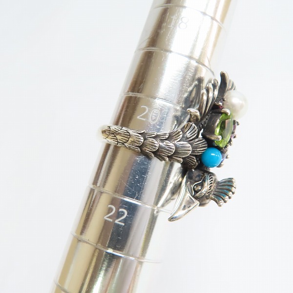 実際に弊社で買取させて頂いたBloodyMary/ブラッディマリー Ere/Romance エラ/ロマンス リング/21号の画像 8枚目