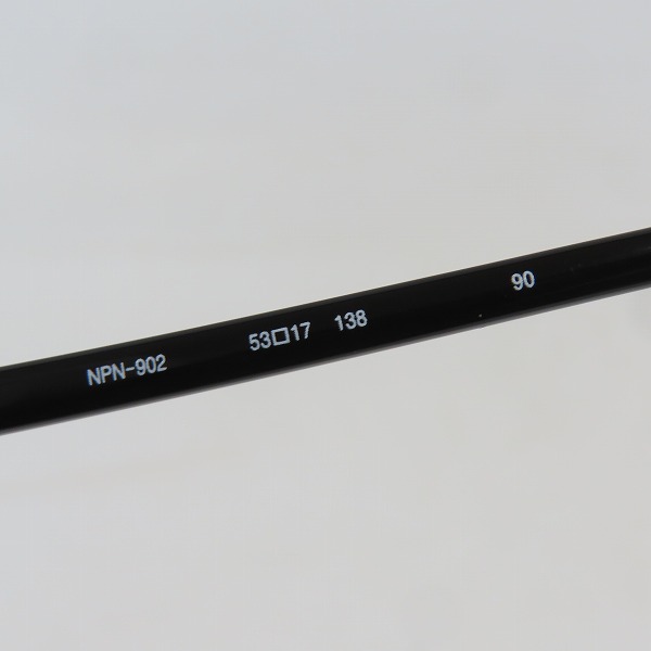 実際に弊社で買取させて頂いた999.9/フォーナインズ ネオプラスチック アイウェア/メガネフレーム NPN-902の画像 7枚目