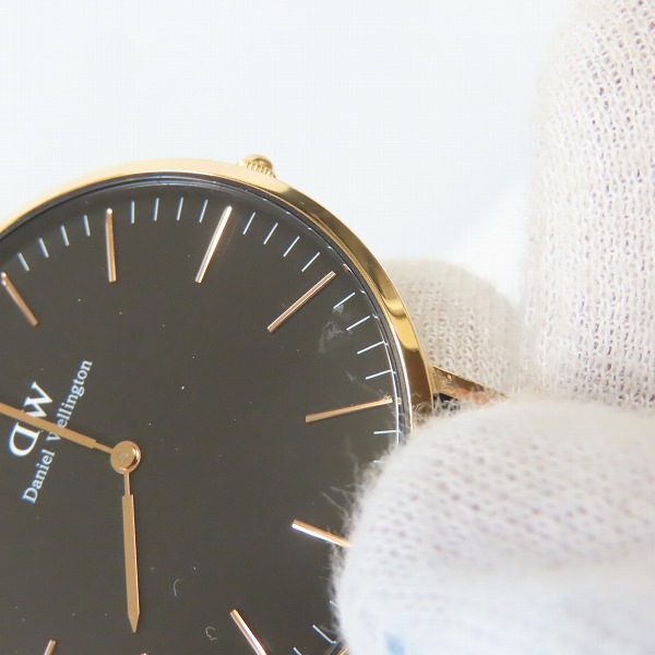 実際に弊社で買取させて頂いたDaniel Wellington/ダニエルウェリントン クォーツ腕時計 F40R01【動作未確認】の画像 4枚目