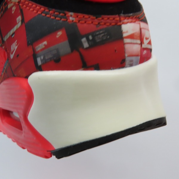 実際に弊社で買取させて頂いた【未使用】NIKE×atmos/ナイキ×アトモス AIR MAX 90 PRNT "WE LOVE NIKE"/エアマックス90 プリント AQ0926-001/27.5の画像 6枚目