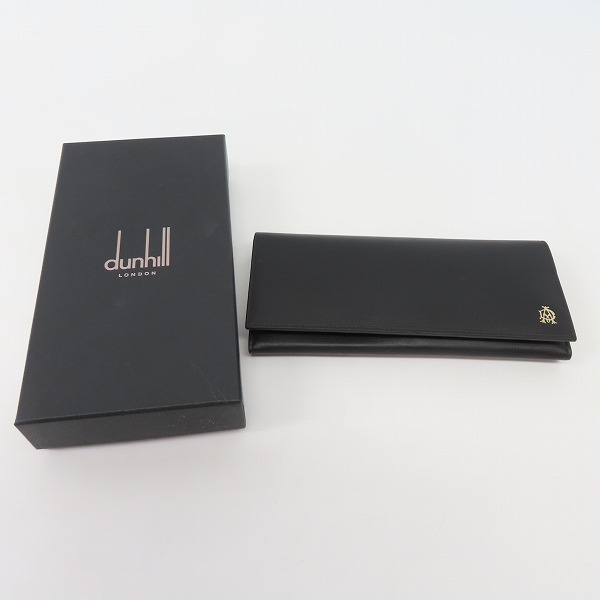 実際に弊社で買取させて頂いたdunhill/ダンヒル レザー ロングウォレット/長財布 小銭入れ付きの画像 8枚目