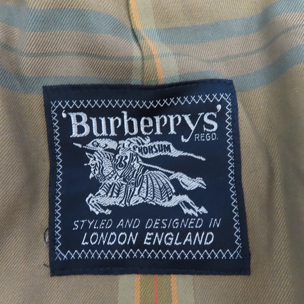 実際に弊社で買取させて頂いたBURBERRYS PRORSUM/バーバリーズプローサム チェック柄トレンチコート/50の画像 2枚目
