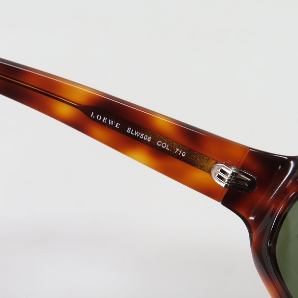 実際に弊社で買取させて頂いた(1)LOEWE/ロエベ サングラス アイウェア SLW506 COL.710 の画像 5枚目