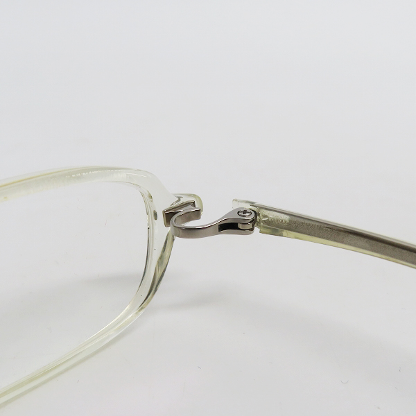 実際に弊社で買取させて頂いた999.9/フォーナインズ スクエア型 眼鏡/メガネフレーム 度入り NP-711の画像 5枚目