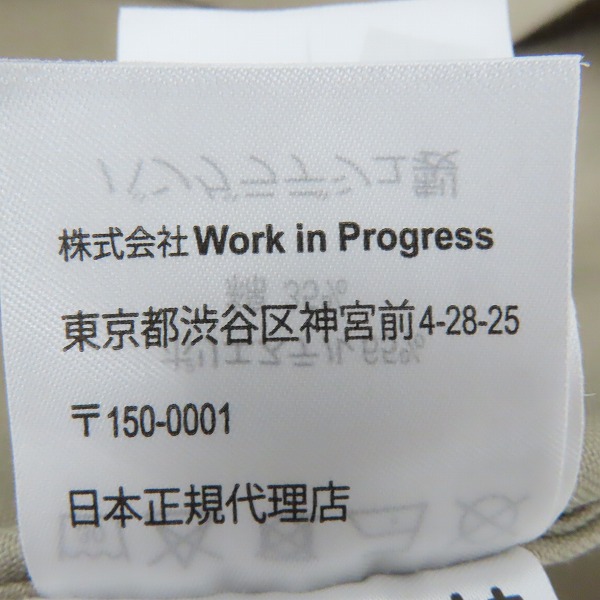 実際に弊社で買取させて頂いたCarhartt/カーハート 半袖 ワークシャツ ベージュ/XLの画像 4枚目