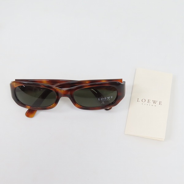 実際に弊社で買取させて頂いた(1)LOEWE/ロエベ サングラス アイウェア SLW506 COL.710 の画像 7枚目