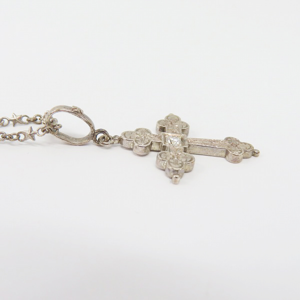 実際に弊社で買取させて頂いたLoree Rodkin/ローリーロドキン ゴシッククロスペンダント クロス＆スターリンクチェーン付の画像 4枚目