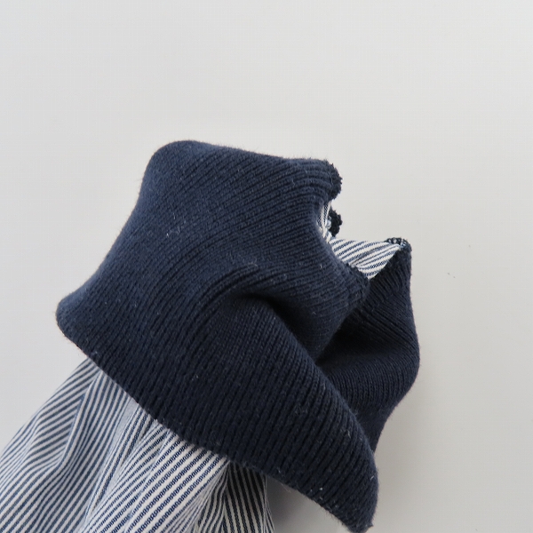 実際に弊社で買取させて頂いたSTUSSY/ステューシー AUTHENTIC GEAR 金タグ ジップアップ ストライプ パーカー/XLの画像 8枚目