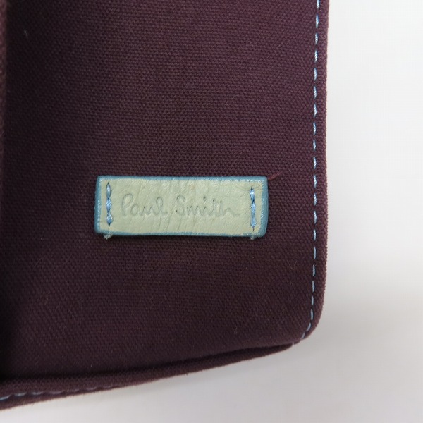 実際に弊社で買取させて頂いたPaul smith/ポールスミス レザー切替 バイカラー ショルダーバッグの画像 4枚目