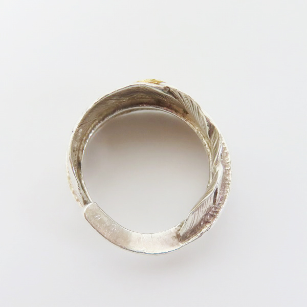 実際に弊社で買取させて頂いたFIRST ARROW'S/ファーストアローズ K18付 フェザー リングの画像 5枚目