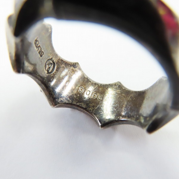 実際に弊社で買取させて頂いたBloody Mary/ブラッディマリー カラペスリング 1ダイヤの画像 7枚目