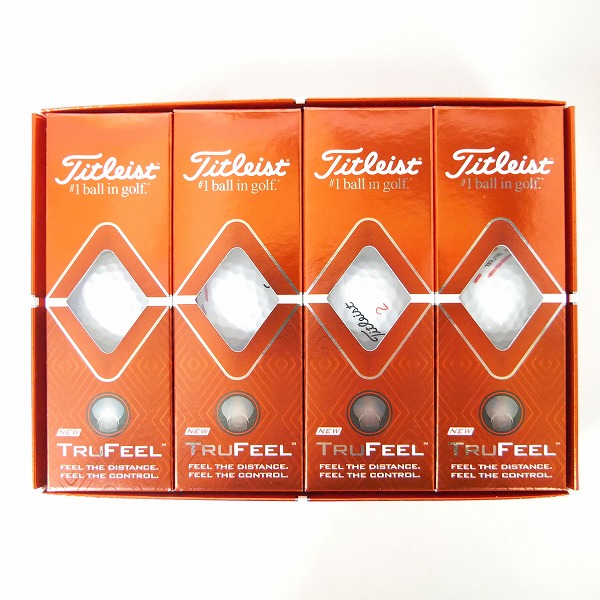 実際に弊社で買取させて頂いた【未使用】Titleist/タイトリスト TRUFEEL ホワイト ゴルフボール 1ダース 