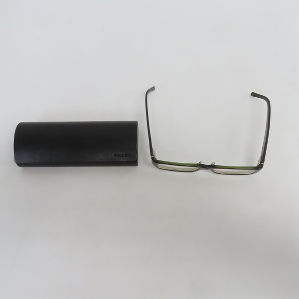 実際に弊社で買取させて頂いた【難有り】PRADA/プラダ メガネフレーム/アイウェア スクエア VPR15Lの画像 8枚目