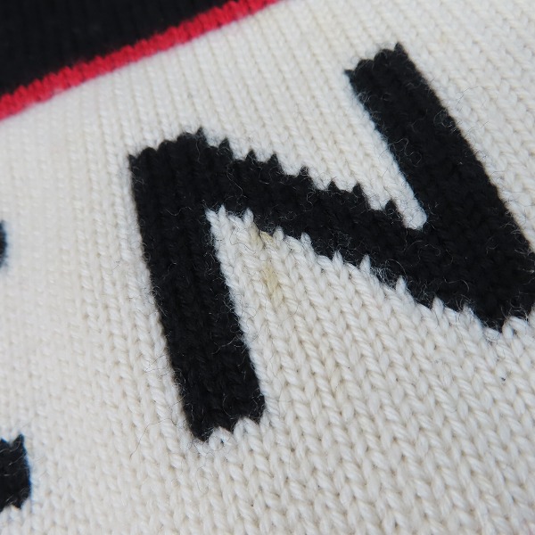 実際に弊社で買取させて頂いた【JPタグ】GIVENCHY/ジバンシィ バンドヘビーセーターフロントロゴニット BM900G400M/XLの画像 6枚目